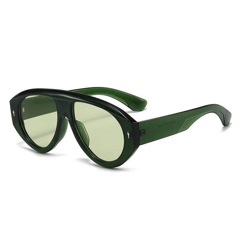 SkyForge – Okulary Przeciwsłoneczne Typu Aviator w Stylu Chunky