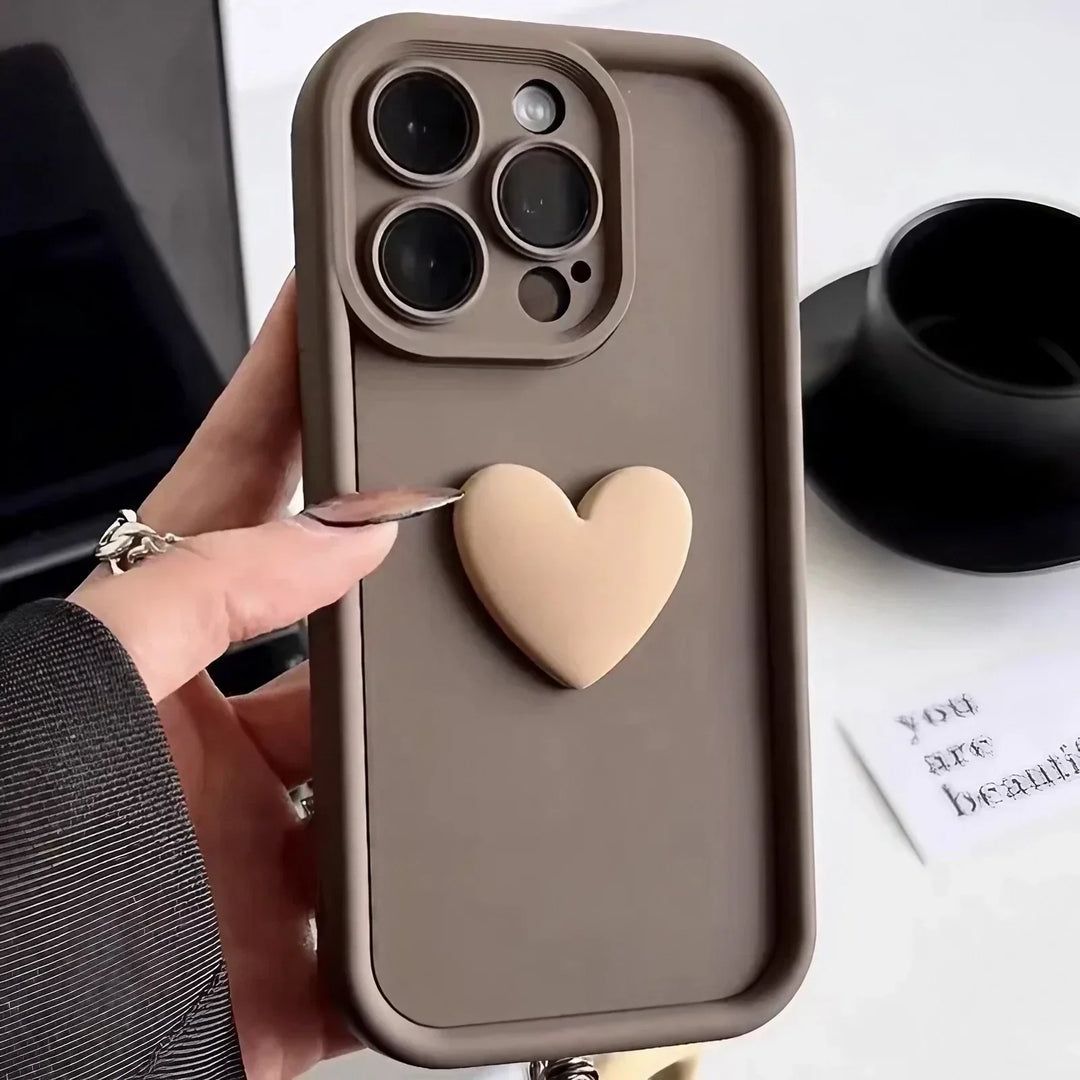 Heartora - Etui na iPhone'a Uchwyt w Kształcie Serca Historia Miłosna