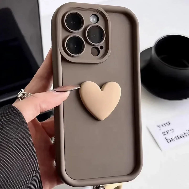 Heartora - Etui na iPhone'a Uchwyt w Kształcie Serca Historia Miłosna