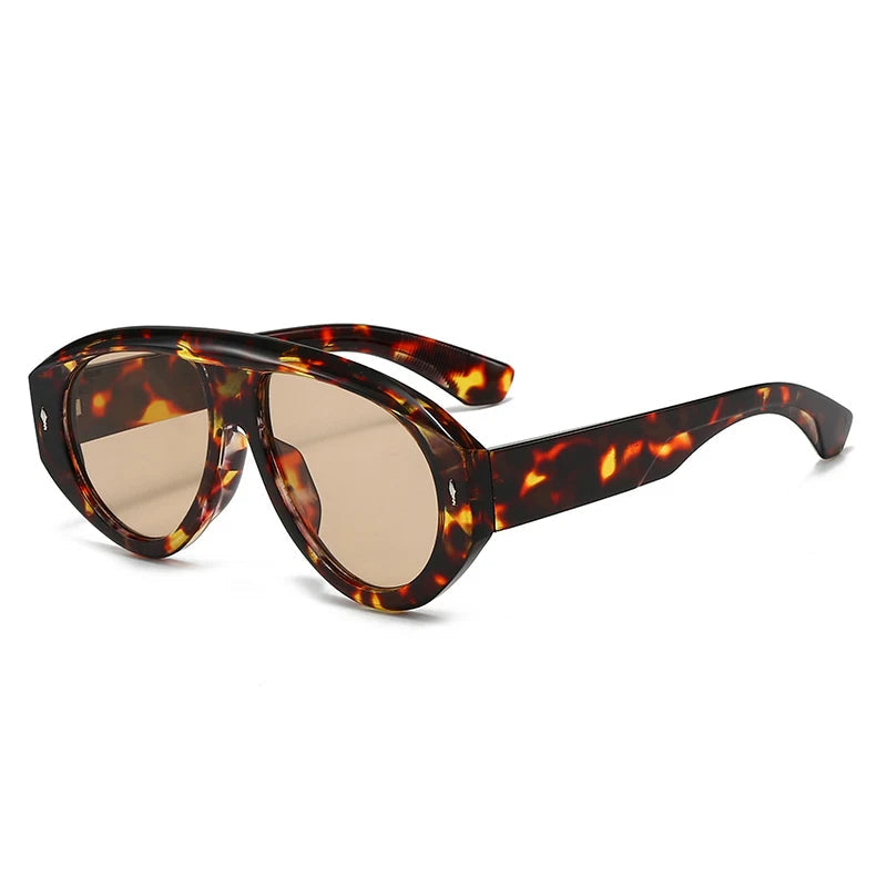 SkyForge – Okulary Przeciwsłoneczne Typu Aviator w Stylu Chunky
