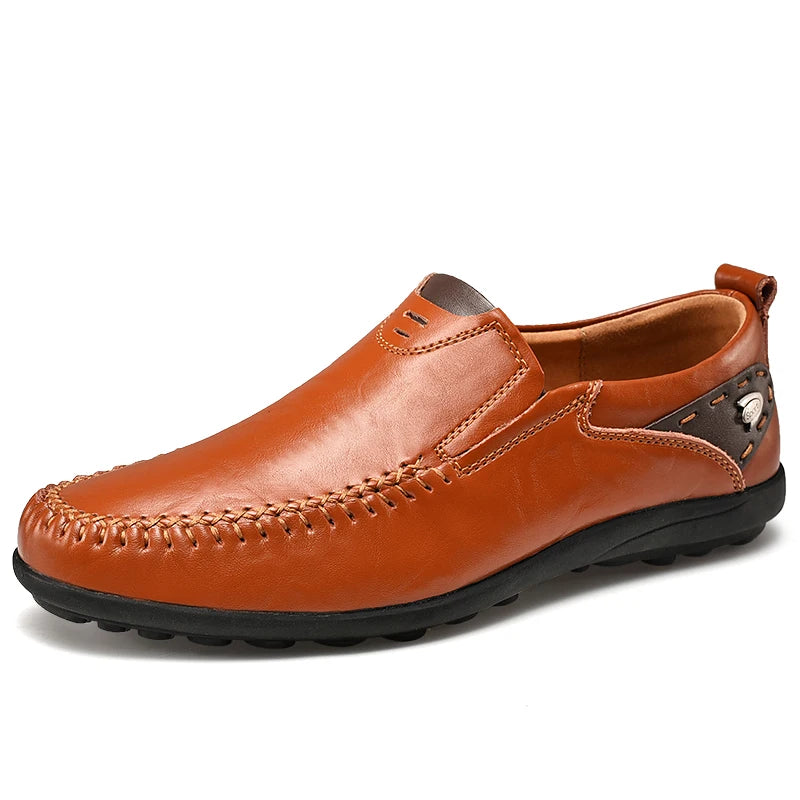 Shalav – Swobodne Skórzane Buty Wsuwane