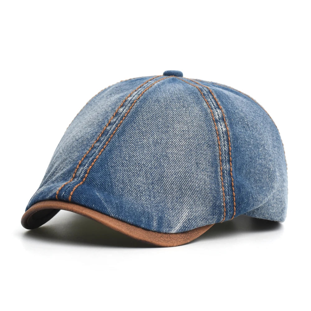 Limmz – Beret z Miękkiego Dżinsu