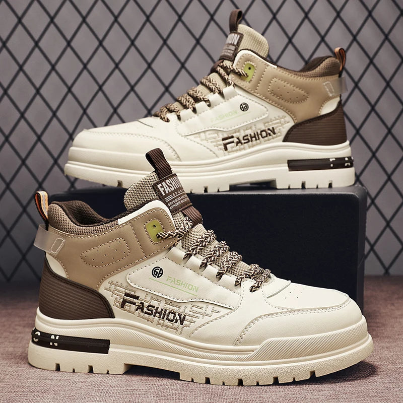 Nevo – Oddychające Skórzane Trampki