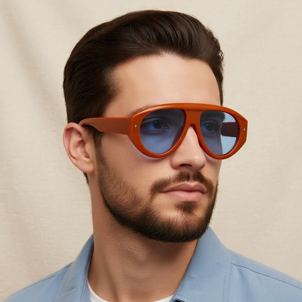 SkyForge – Okulary Przeciwsłoneczne Typu Aviator w Stylu Chunky