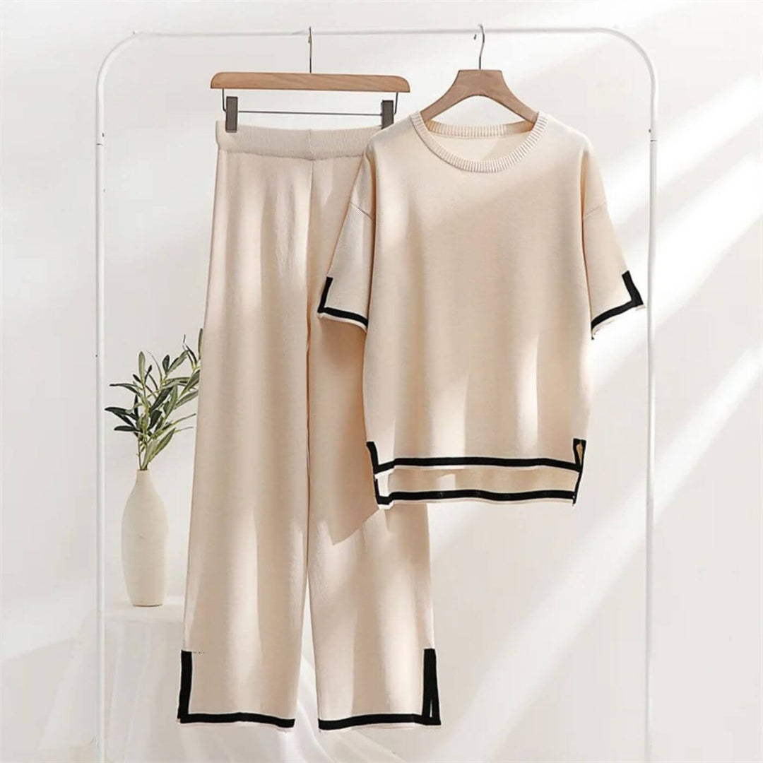 Heleta - Elegancki Dwuczęściowy Komplet Capri