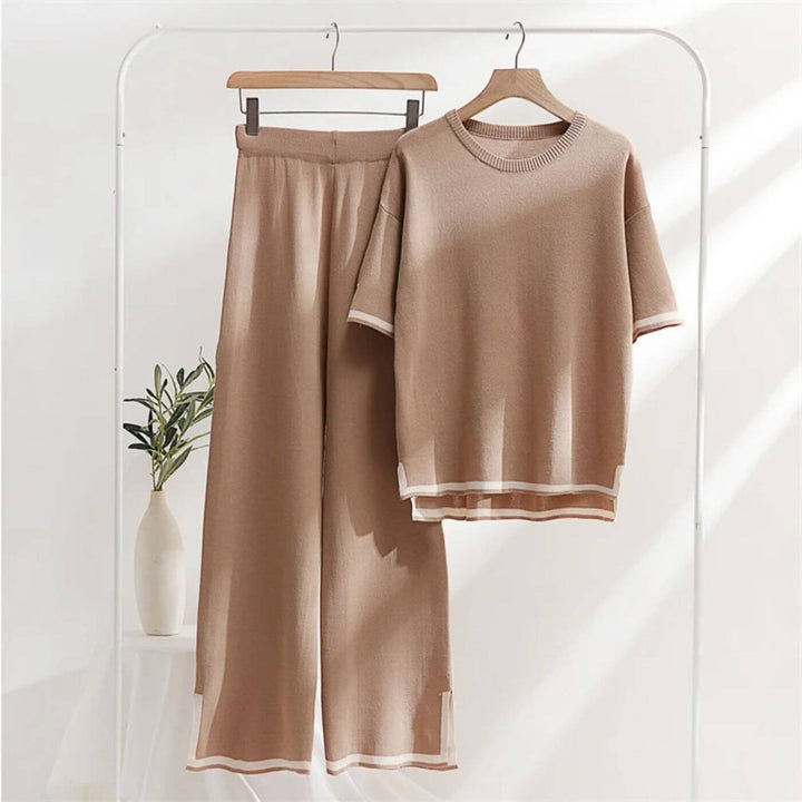 Heleta - Elegancki Dwuczęściowy Komplet Capri