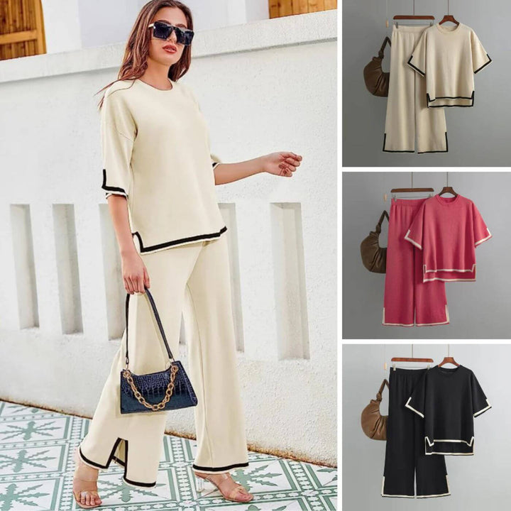 Heleta - Elegancki Dwuczęściowy Komplet Capri