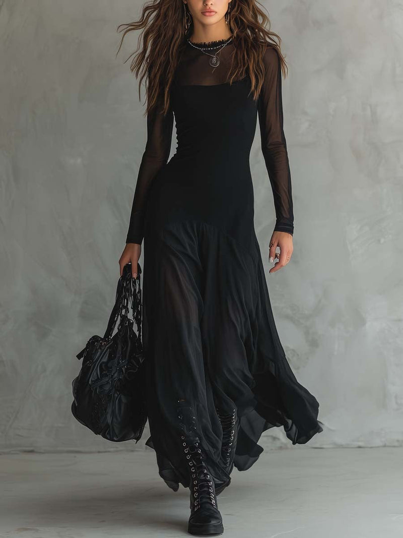 Yazmin – Luźna Sukienka Maxi