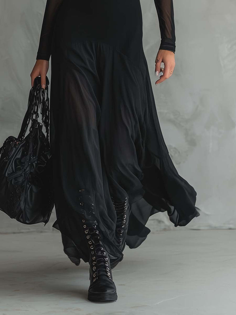Yazmin – Luźna Sukienka Maxi