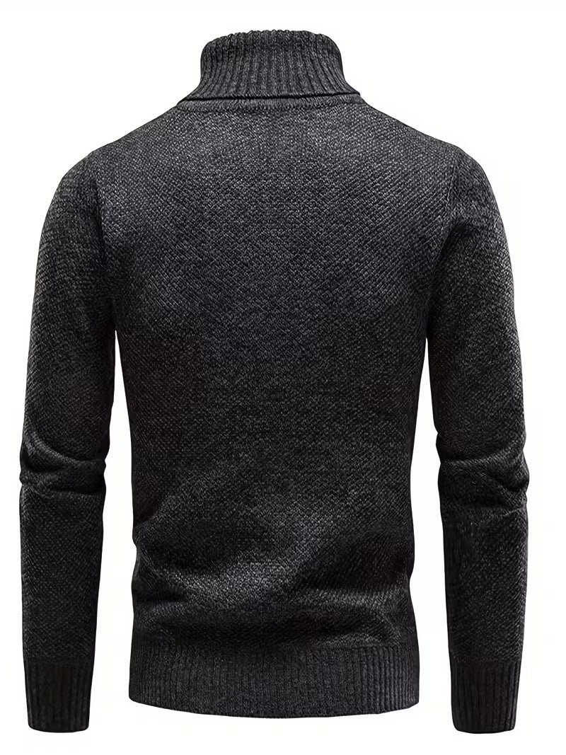 Wessam – Elegancki Sweter Z Dzianiny Z Golfem