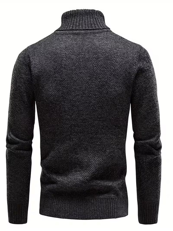 Wessam – Elegancki Sweter Z Dzianiny Z Golfem