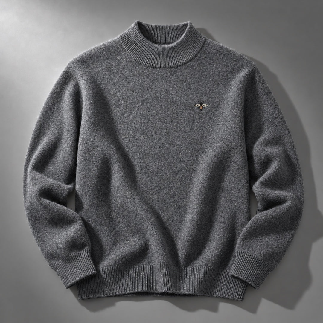 Slaven – Sweter Z Dzianiny Z Wysokim Kołnierzem