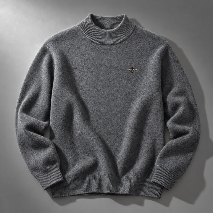Slaven – Sweter Z Dzianiny Z Wysokim Kołnierzem