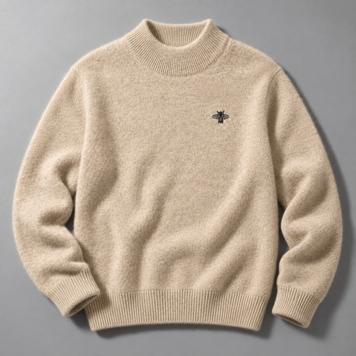 Slaven – Sweter Z Dzianiny Z Wysokim Kołnierzem