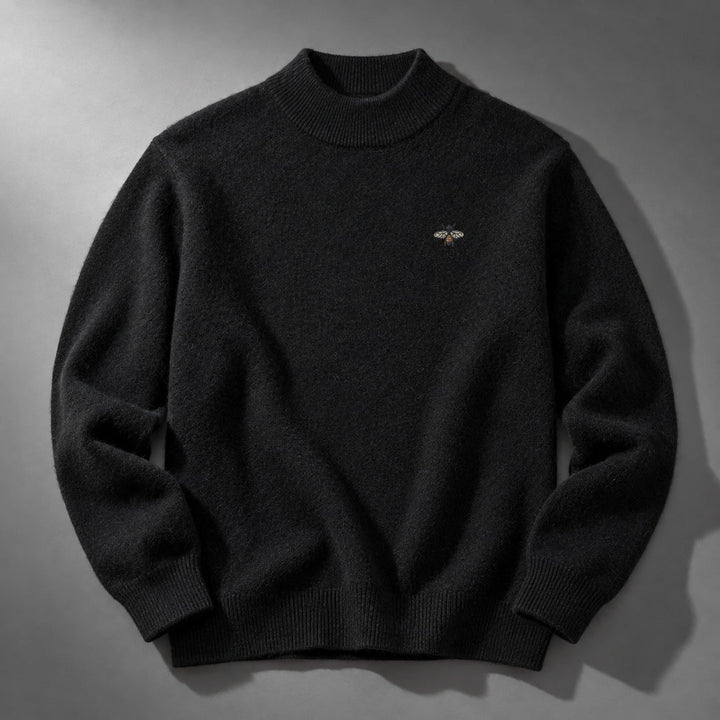 Slaven – Sweter Z Dzianiny Z Wysokim Kołnierzem