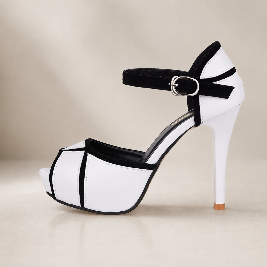 Lauryne – Eleganckie Sandały Na Wysokim Obcasie