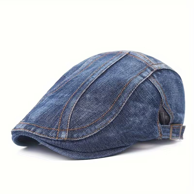 DenimCrown – Swobodny Beret Dżinsowy Unisex