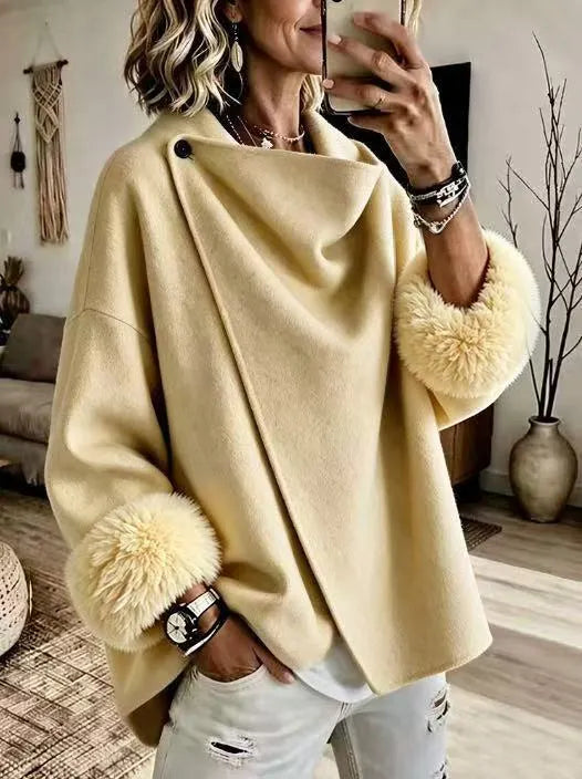 Maddia - Elegancka Kurtka Ze Sztucznego Futra