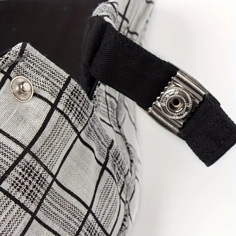 Zared – Regulowana Czapka Beretowa w Stylu vintage w Kratę