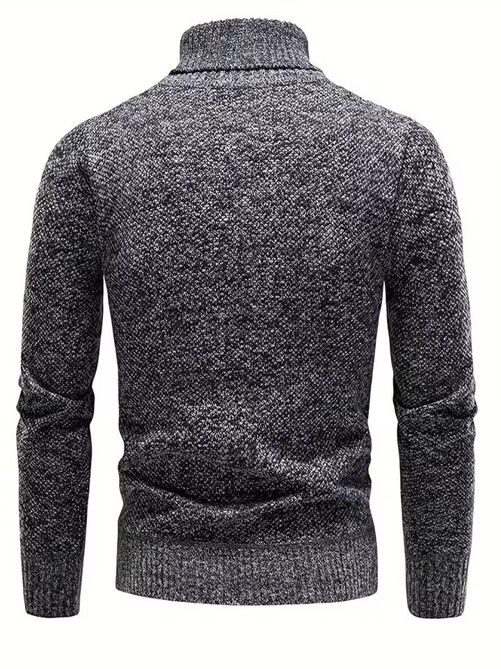 Wessam – Elegancki Sweter Z Dzianiny Z Golfem