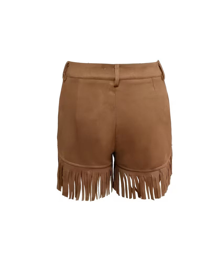Wiliya – szorty w Stylu Vintage z Frędzlami i Niskim Stanem