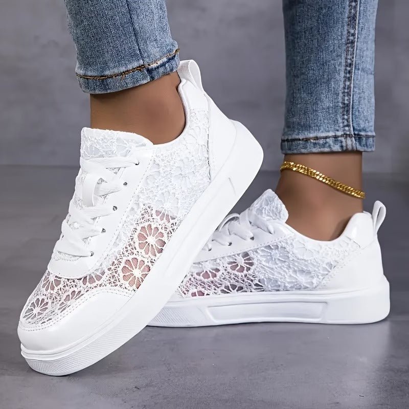 Alessa - Eleganckie Koronkowe Trampki