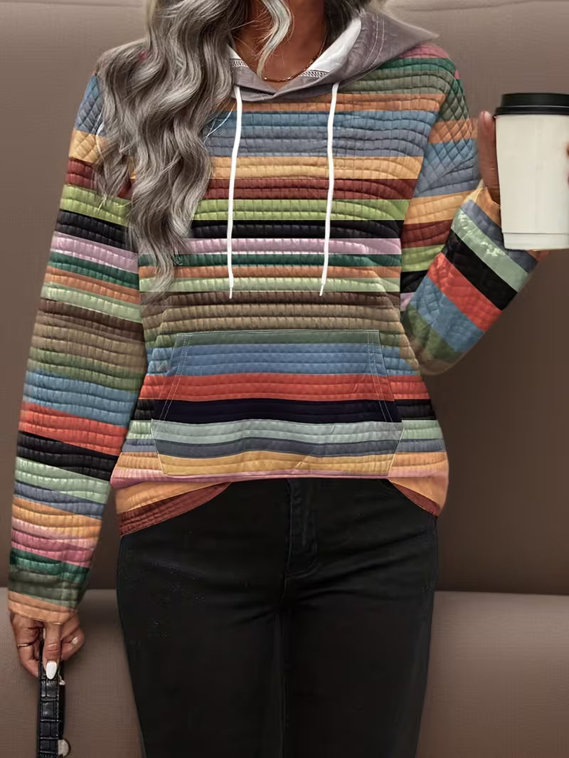 Bilisha – Bluza Z Kapturem W Paski