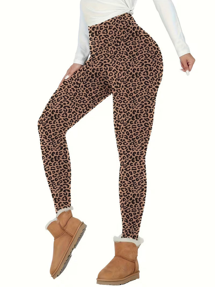 Linzay – Legginsy Z Wysokim Stanem, Z Podszewką Z Polaru Termicznego