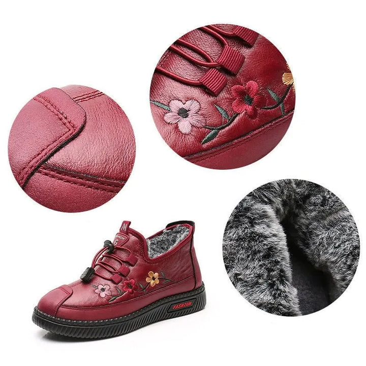 Yolina – Skórzane Buty Sznurowane