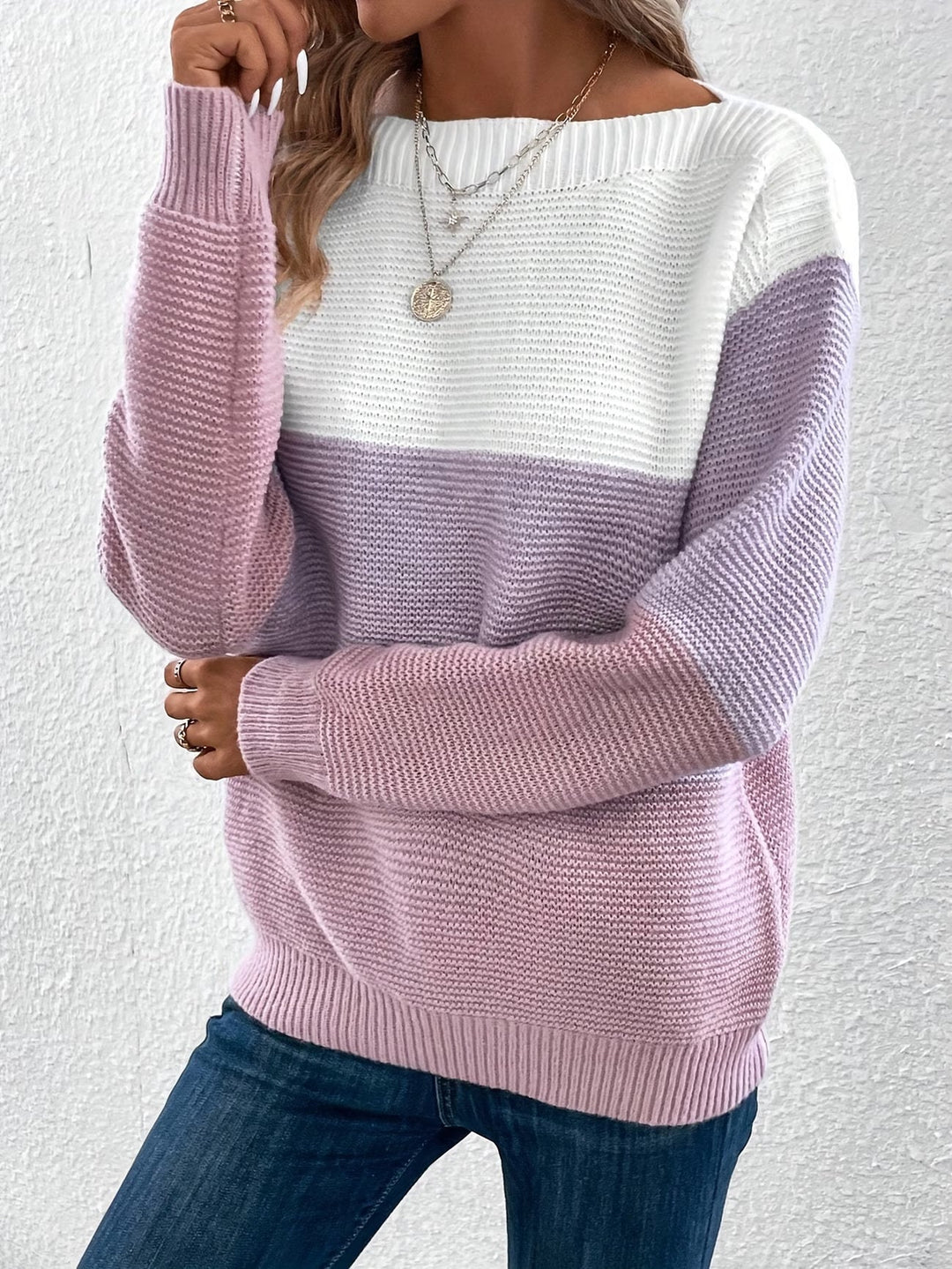 Faria – Elegancki Sweter Z Długim Rękawem