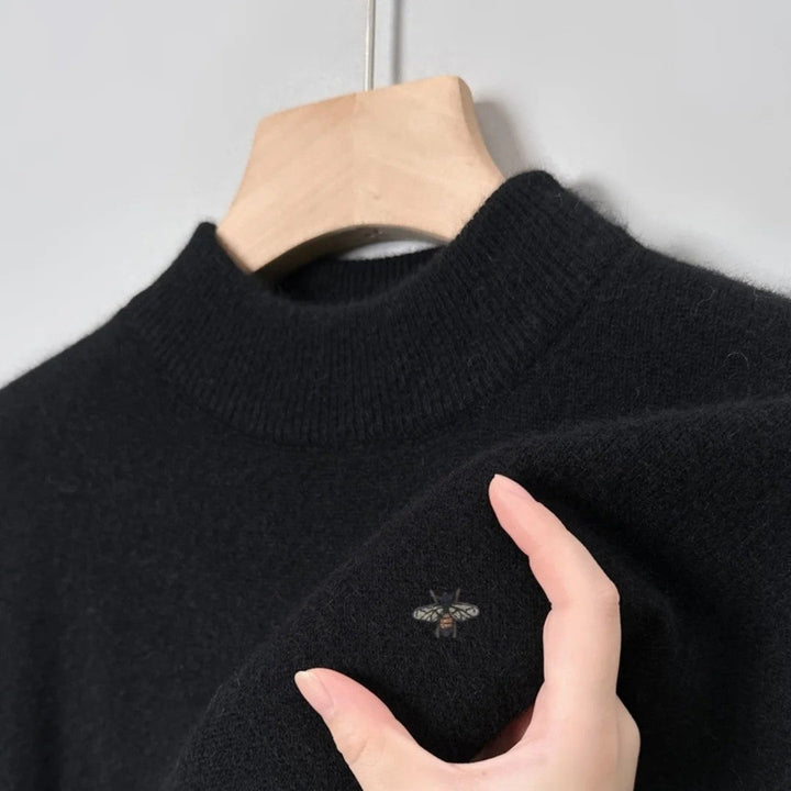 Slaven – Sweter Z Dzianiny Z Wysokim Kołnierzem
