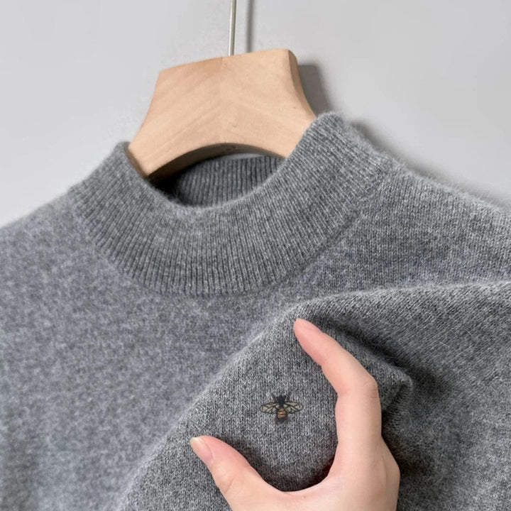 Slaven – Sweter Z Dzianiny Z Wysokim Kołnierzem