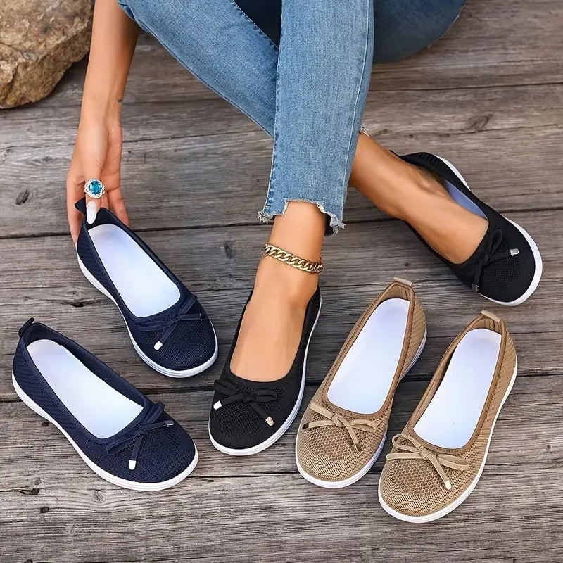Mayda - Ortopedyczne Dzianinowe Buty Sportowe Typu Slip-on
