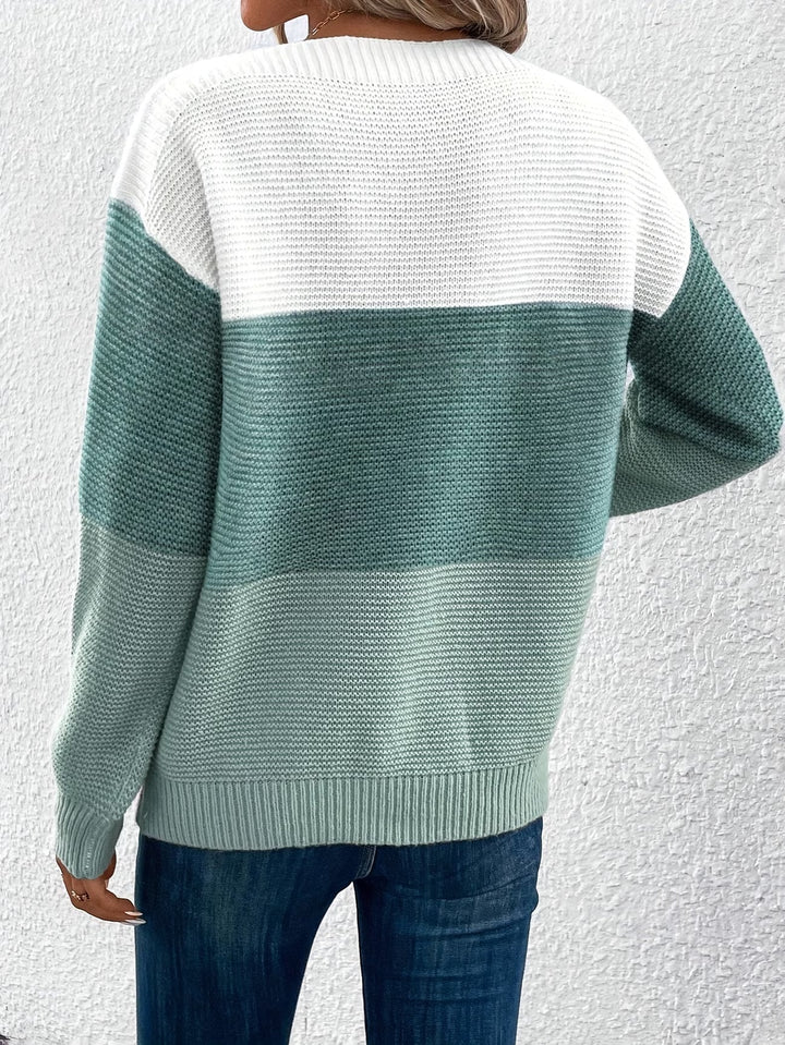 Faria – Elegancki Sweter Z Długim Rękawem