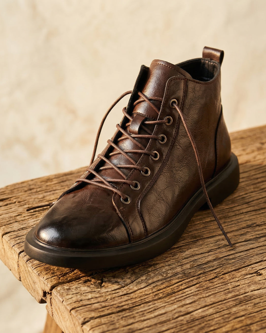 Kervens – Skórzane Buty Sznurowane