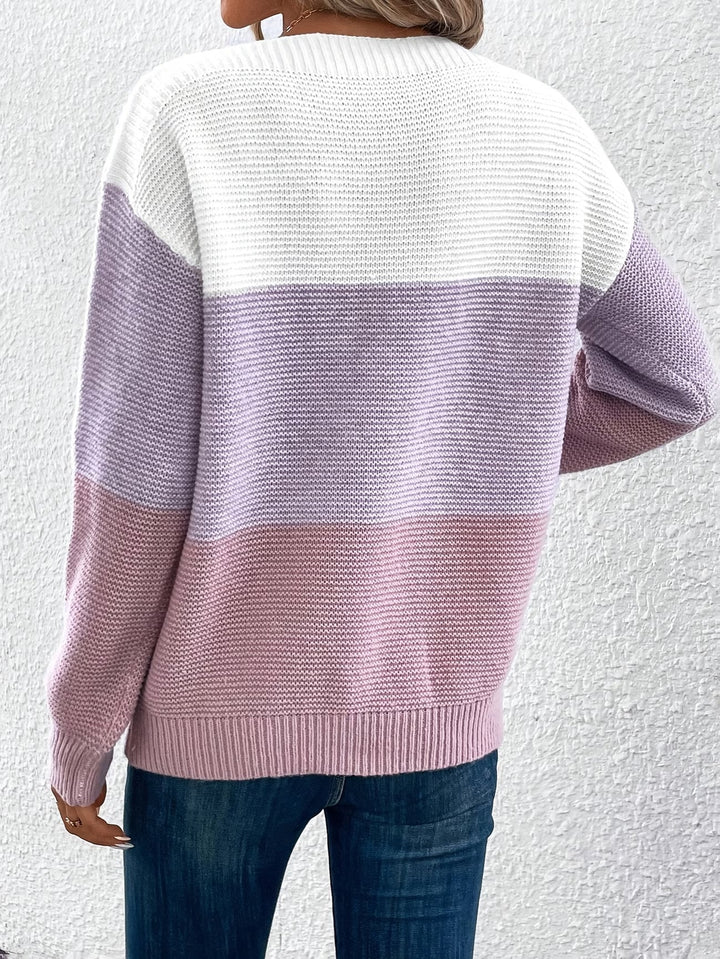Faria – Elegancki Sweter Z Długim Rękawem