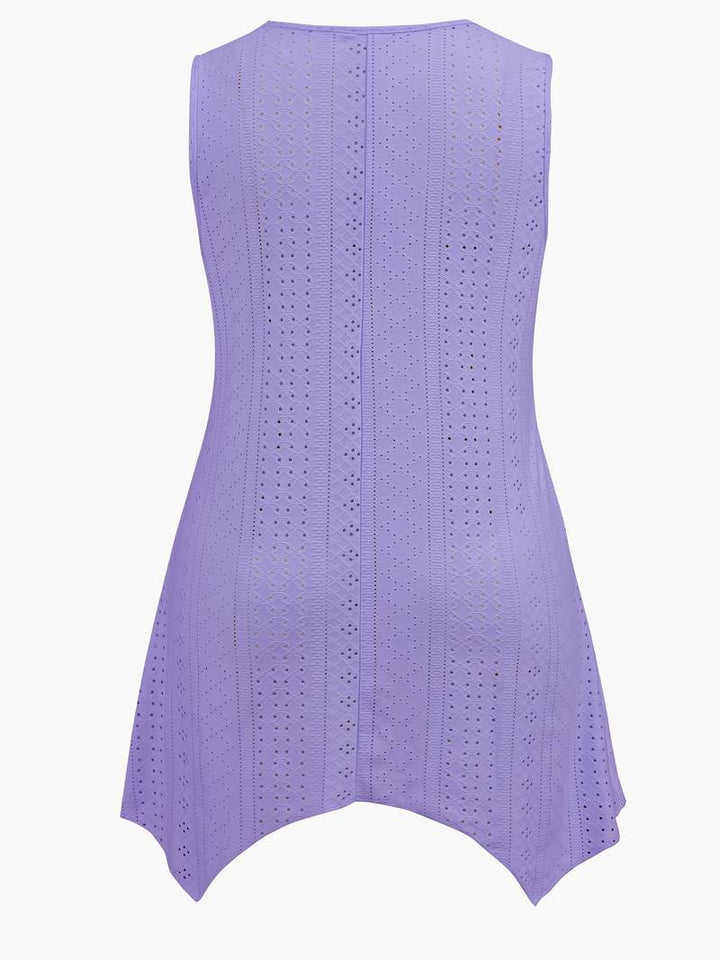 Ndeshiko - Elegancka Bluzka W Stylu Patchworkowym O Swobodnym Kroju