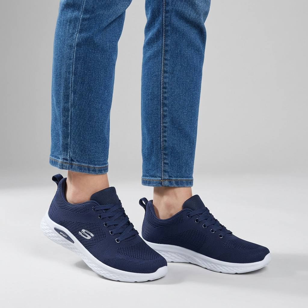 Alixia - Wygodne Sznurowane Sneakersy