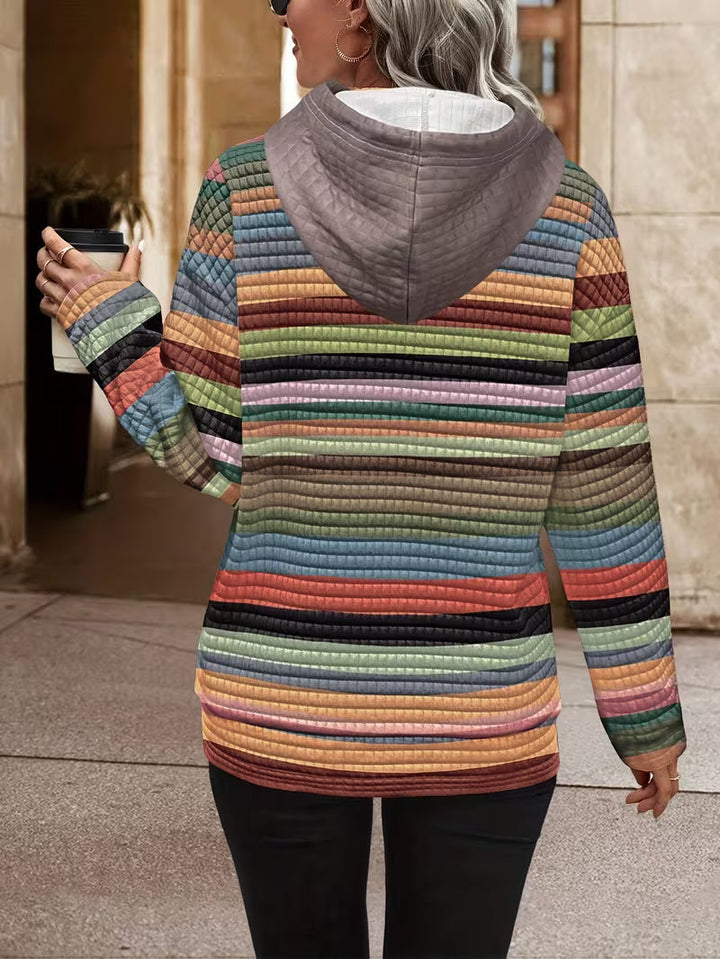 Bilisha – Bluza Z Kapturem W Paski
