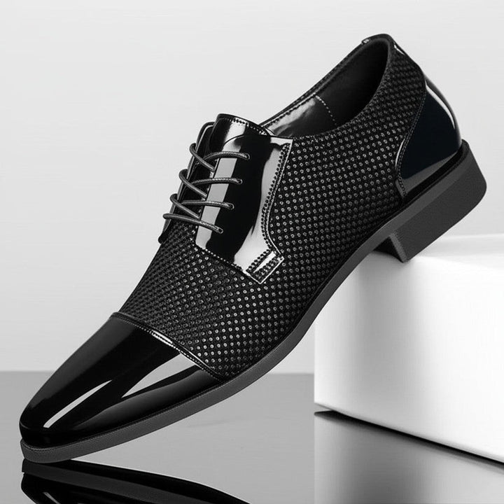 Dernard - Skórzane Buty Sznurowane