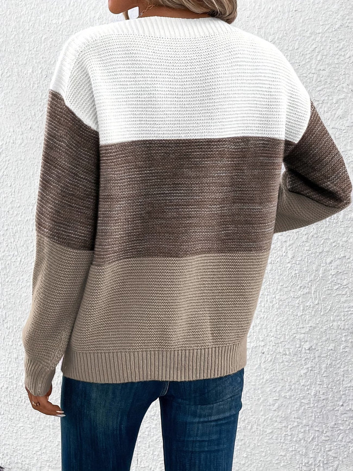 Faria – Elegancki Sweter Z Długim Rękawem