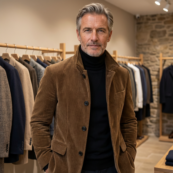 Eusebiu – Stylowa Kurtka w Stylu Vintage
