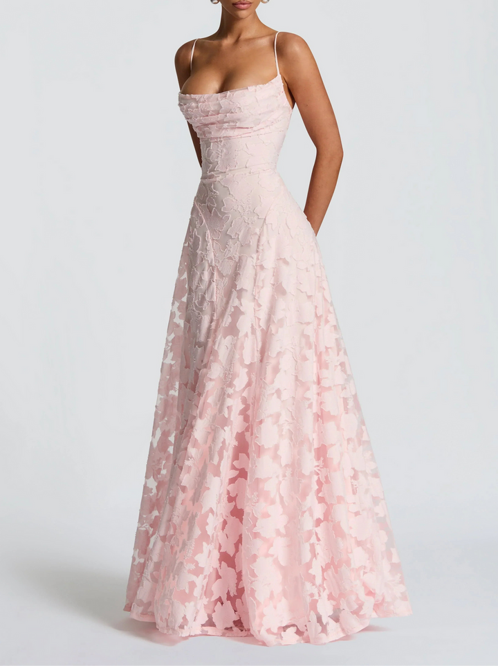 Alonah - Elegancka Sukienka Maxi z Płynnym Krojem
