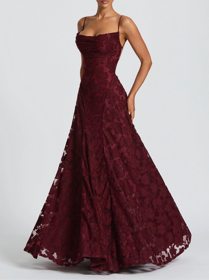 Alonah - Elegancka Sukienka Maxi z Płynnym Krojem