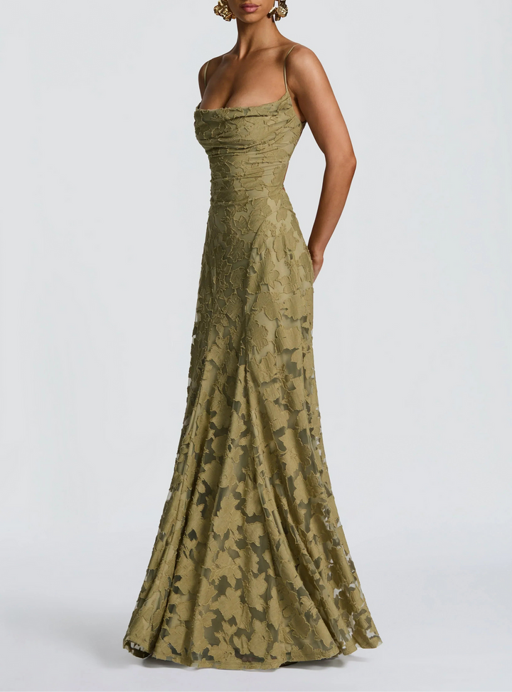 Alonah - Elegancka Sukienka Maxi z Płynnym Krojem