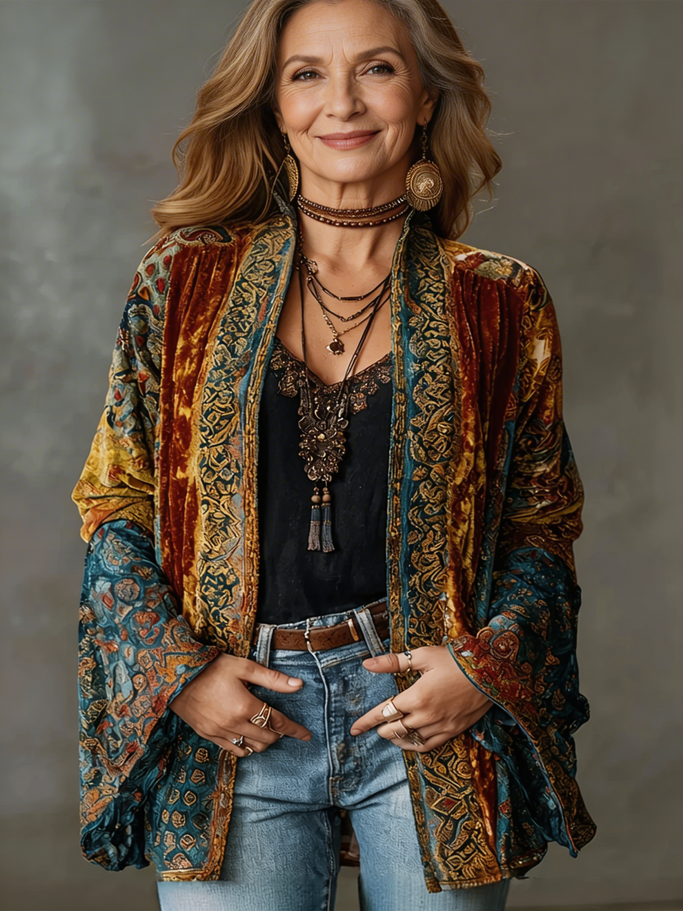 Elyska – Płaszcz w Stylu Boho