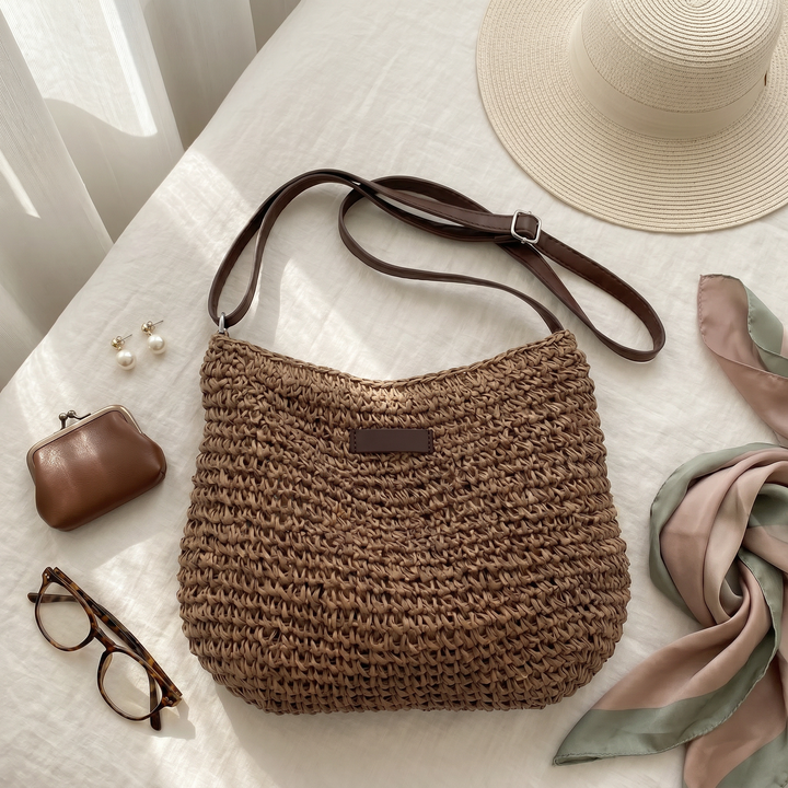 Liisi – Elegancka Pleciona Torba Na Ramię