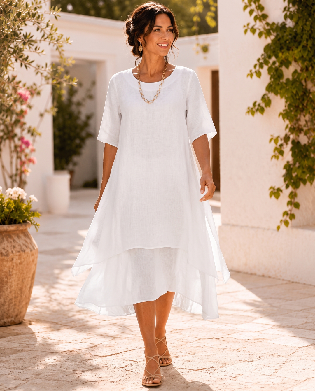 Isilde - Elegancka I Wygodna Sukienka Maxi