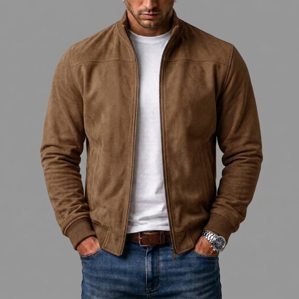 Kerral – Elegancka Kurtka Z Zamszu