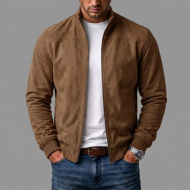 Kerral – Elegancka Kurtka Z Zamszu